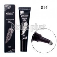 Гель-краска 2в1 Starlet 8ml серебро
