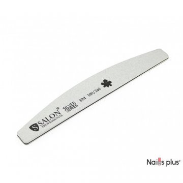 Пилка SALON SILVER полукруг 180/240