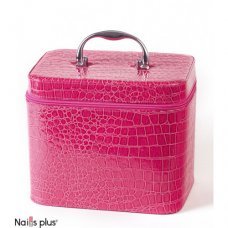 Набор косметичек 3 В 1 «розовый крокодил»