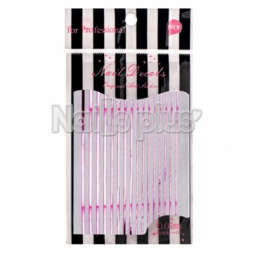 Наклейки крупный лист розовое золото