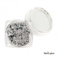 Фольга золото голографик в баночке