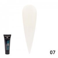 Полигель (акригель) poly uv gel eln global fashion №07 30 мл,молочный