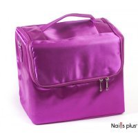 Чемодан текстильный фуксия