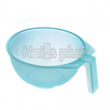 Миска YRE с длинной ручкой - прозрачная нежно-голубая